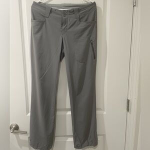 Outdoor Research women’s Ferrosi pants, size 4, gray, cinch ankle, good shape